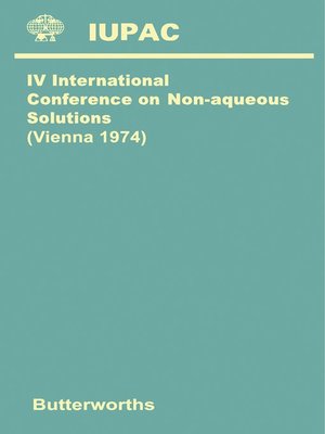 cover image of Fourth International Conference on Non-Aqueous Solutions
